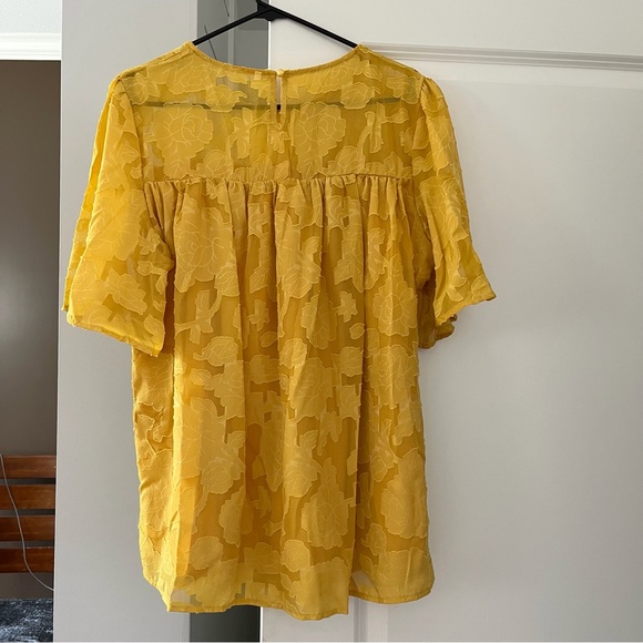 Temu yellow blouse - Picture 2 of 2